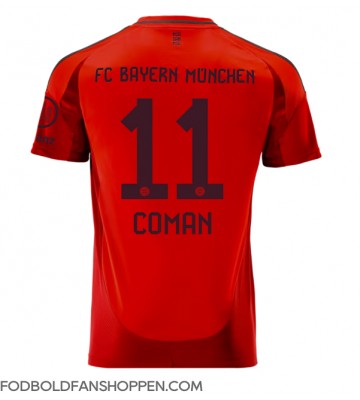 Bayern Munich Kingsley Coman #11 Hjemmebanetrøje 2024-25 Kortærmet
